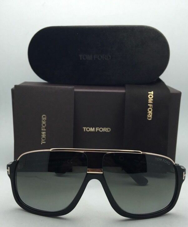 TOM FORD TSJ567JEX077LB999 関税送料込 New TOM FORD Sunglasses ELIOTT TF 335 01P 60-10 Black & Gold