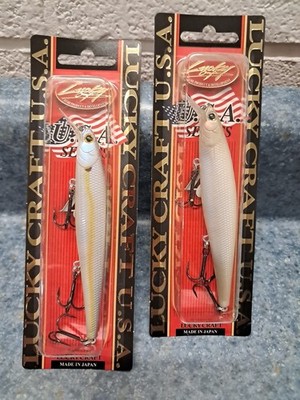 2 LUCKY CRAFT Slender Pointer 112MR  1/2oz 112mm 4-5'  Luckycraft Suspending 