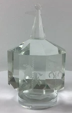 Shannon Crystal Carousel by Godinger Crystal Sculpture Figurine 5" H [~VIDEO~]