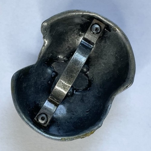 Vintage Pfadfinder Halstuch Schiebeclip 70er 80er grau Metall BSA of America - Bild 4 von 6