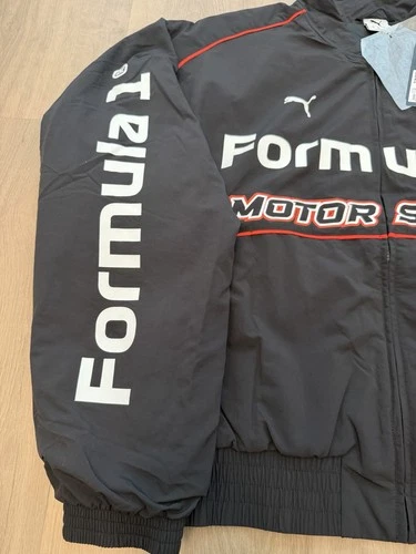 Puma F1 Pilot Jacket Mens Large Formula 1 Bomber Full Zip Black 635353 01 image 4