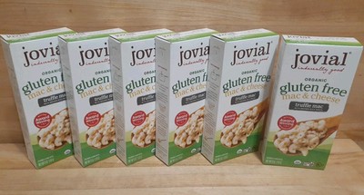 6CT: JOVIAL Organic Gluten Free Truffle Mac & Cheese Brown Rice Pasta no gluten 