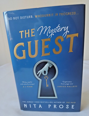 The Mystery Guest By Nita Prose SIGNED FIRST EDITION Hardback Book Cosy Crime