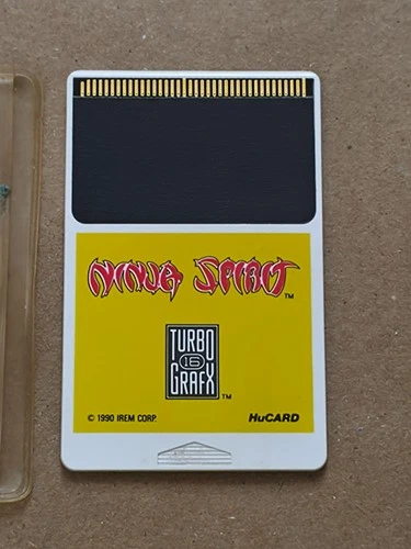 TURBOGRAFX 16: Ninja Spirit HUCARD/MANUAL ONLY Game TESTED
