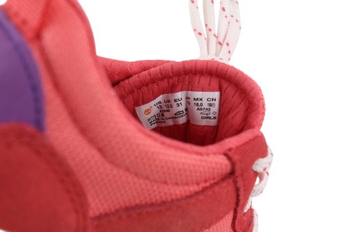 TIMBERLAND A2499 Zapatillas De Niña EU31 Rosa De Caída Con Cordones ReBOTL - Picture 12 of 15