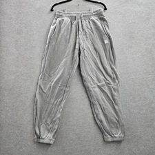 Youngla Men Pants MEDIUM Gray Logo Embroidery Jogger YLAW1140-W203 27"