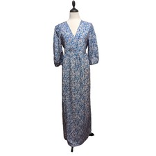 New Boutique Style Floral Faux Wrap Dress Size L