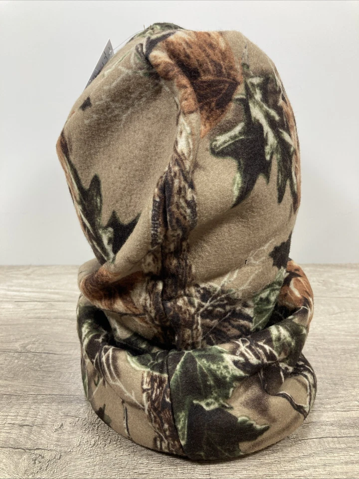 VTG Realtree Camo Fleece Hunting Balaclava Face Mask Hood OSFM Made in USA - Image 3 of 4