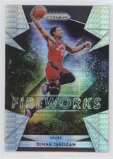 2018-19 Panini Prizm Fireworks Hyper Prizm DeMar DeRozan #24 3b3
