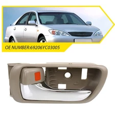 Door Handle For Toyota 2002-2006 Camry Chrome Beige Front or Left Rear Inner
