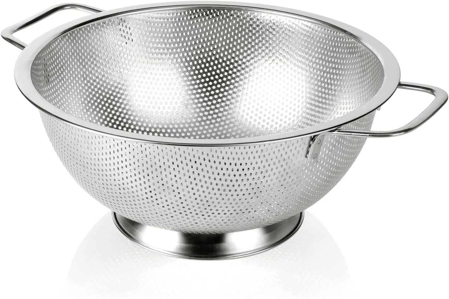 Colander Stainless Steel 3-Quart Strainer Kitchen Food Dishwasher Safe