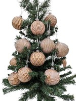 12 Glas-Weihnachtsbaumkugeln 8Cm Christbaumschmuck Weihnachtsdeko Baumschmuck