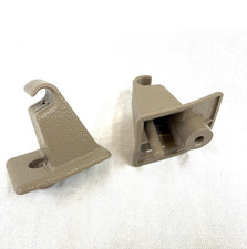 1995-1999 Chevy Suburban Sun Visor Clips Ceiling Retainer Hook Oem Beige Tan