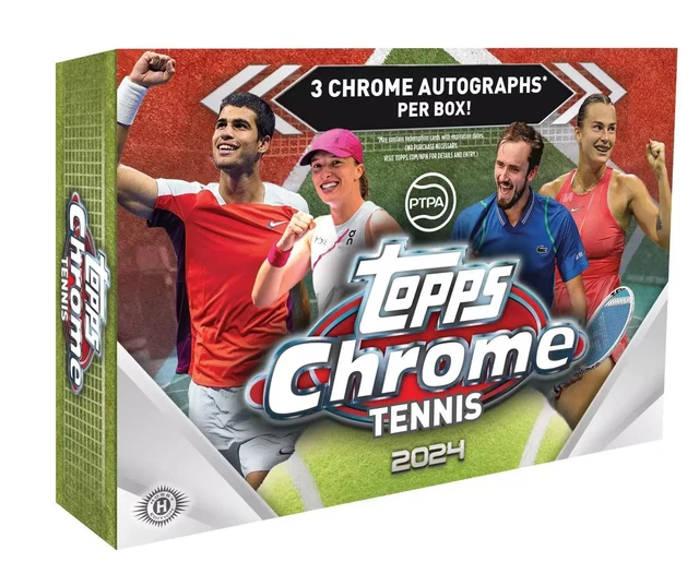 2024 TOPPS CHROME TENNIS BREAKERS DELIGHT BOX - RIP + SHIP