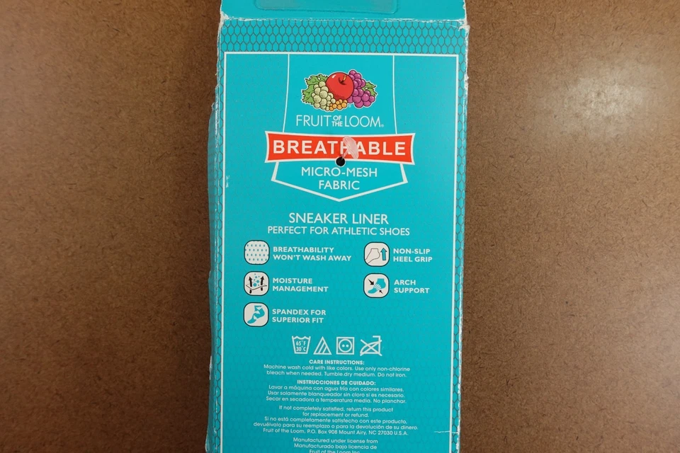 Fruit of the Loom Hombres 6-12 Multi Micro Malla Zapatilla Forradora Calcetines 5 Pares Nuevos con Etiquetas Foto 4 de 4