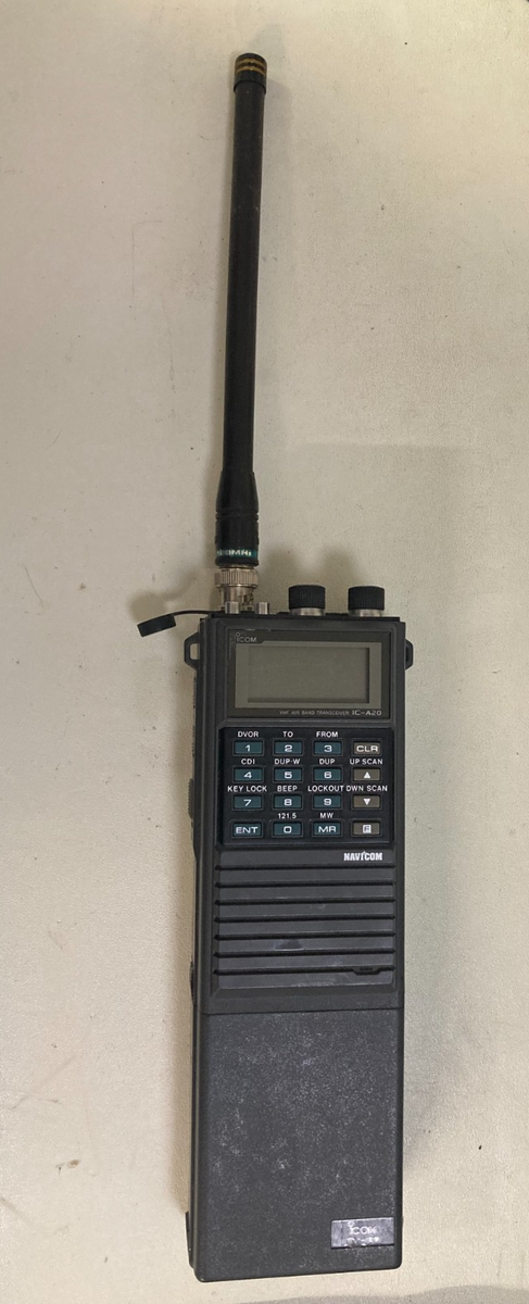 ICOM Navicom IC-A20 VHF Air Band Transceiver Radio Handheld Japan