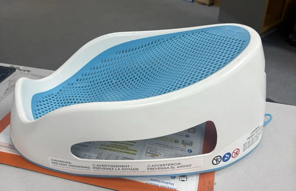 Angelcare Soporte de Baño para Bebé, Aqua, 0 a 6 Meses AZUL BEBÉ Foto 2 de 4