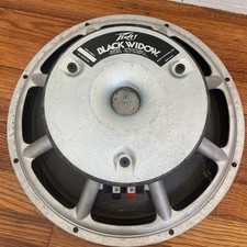 "Amplificador de guitarra Peavey Black Widow de 15"" de colección bobina para frotar golpear"