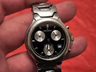 Men`s Grovana Chronograph Watch 22 Jewels Sapphire Swiss Made 39 mm Case