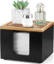 Disposable Face Towel Holder Box - Wood Facial Container patible with