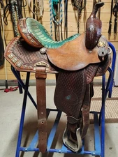 Double J Pozzi Pro Racer Saddle Custom 13.5 seat  7gullet Crocodile Seat 