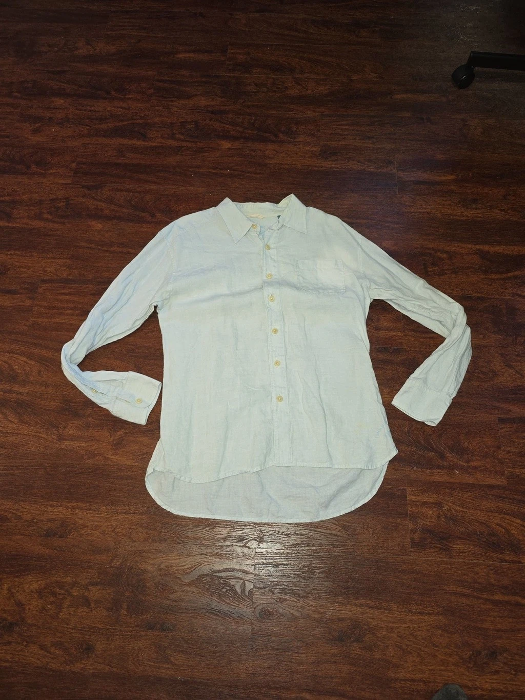 Mens light blue Linen Shirt Tommy Bahama size XL