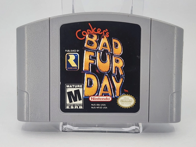 #ad #ad New Nintendo 64 Conker#x27;s Bad Fur Day Uncensored N64 Nintendo $24.58
