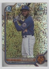 2022 Bowman Chrome Prospects Speckle Refractor 106/299 Simon Juan #BCP-170 0c6