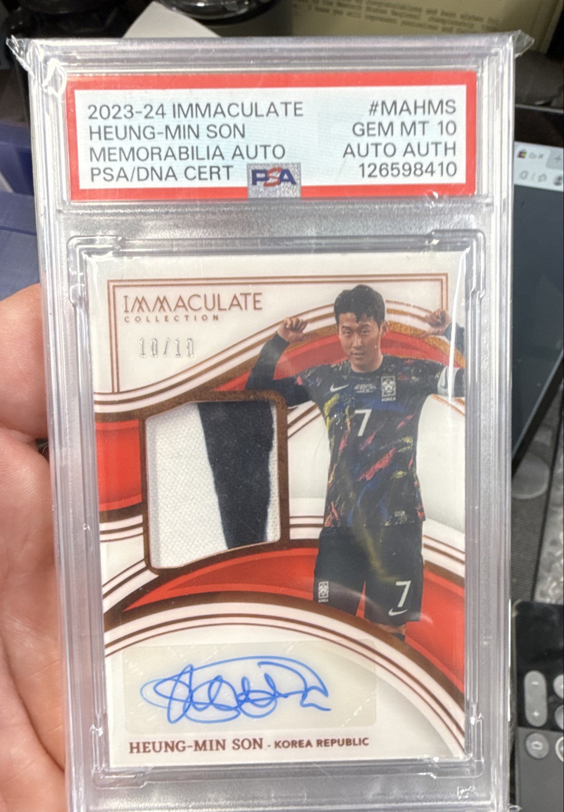 2023-24 Panini Immaculate Collection - Memorabilia Autographs Heung-Min Son...