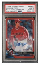 🔥2018 Bowman Chrome National Shohei Ohtani /5 PSA 9/10-highest Graded🔥