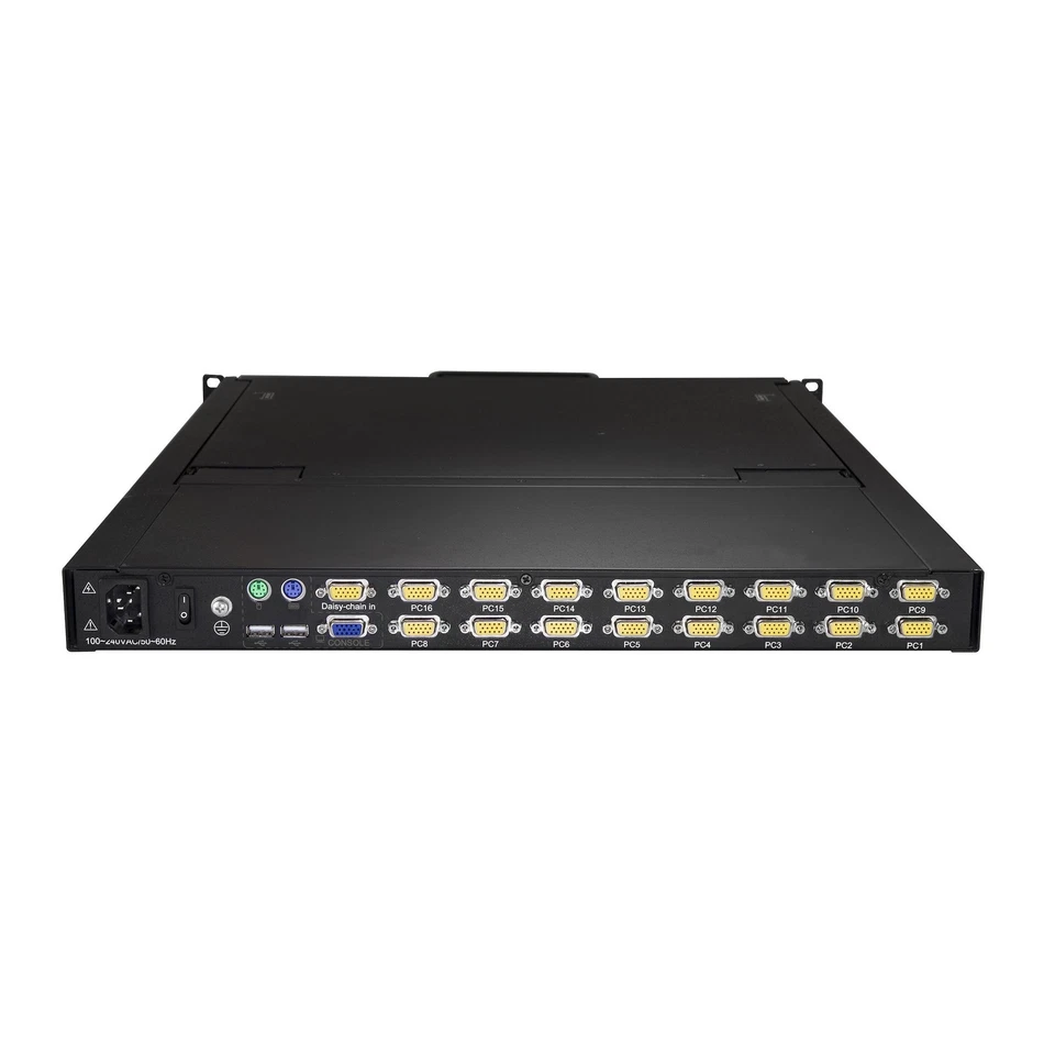StarTech.com Console KVM per Armadio Rack - Monitor LCD 19" - KVM Switch VGA a 1 - Immagine 3 di 4