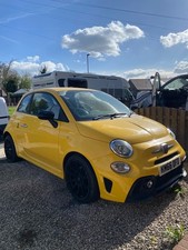 2016 Fiat 500 595 Abarth 63k  s/h yellow