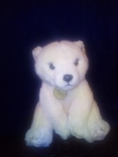 Miyoni by Aurora Plush Polar Bear 9 Inches Tall Super Soft