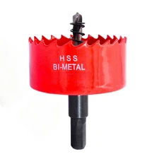 2 Inch (51Mm) HSS Bi-Metal Hole Saw Drill Bit - Hole Saw Kit with Arbor for Wood