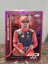 2025 Topps Chrome Formula 1 F1 Charles Leclerc #125 Pink Refractor /250