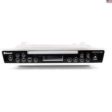 High-Quality Under Counter CD Player with Bluetooth Stereo Speakers - Silver