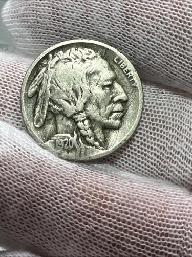 1920 D Full Date 1/2 Horn Higher Grade Buffalo Nickel -  Better Date US Coin!