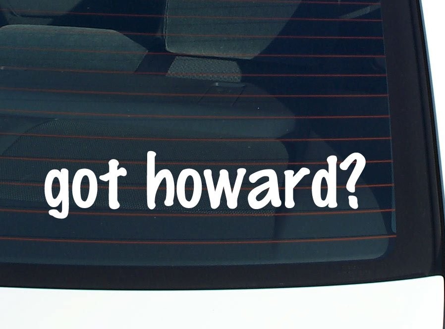 Howard Family Car Decal Funny Last Name Bumper Sticker Vinyl Pride