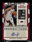2020-21 Contenders Draft Picks Prospect Ticket Auto #133 Rookie Mason Jones