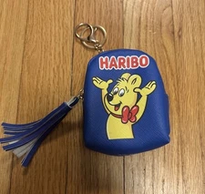 HARIBO MINI Backpack Key Chain Gummy Bears Clip Bag Pouch Purse Candy