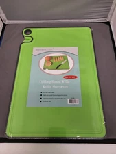 Household Trends - 14.4"x10" Cutting Board With Knife Sharpener - Green