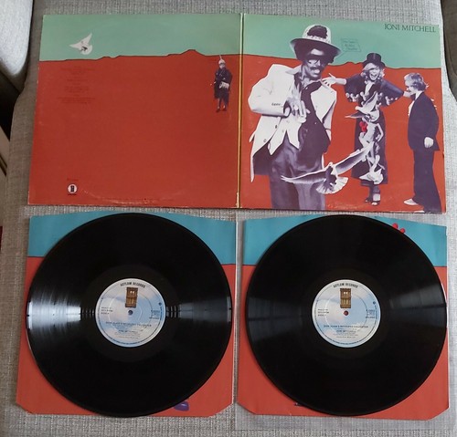 JONI MITCHELL-DON JUAN'S RECKLESS DAUGHTER-UK 2 x LP ON ASYLUM RECORDS-1978-VGC