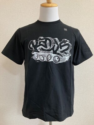 L(JPN) size UNIQLO Kaws T-shirt Black from Japan Rare