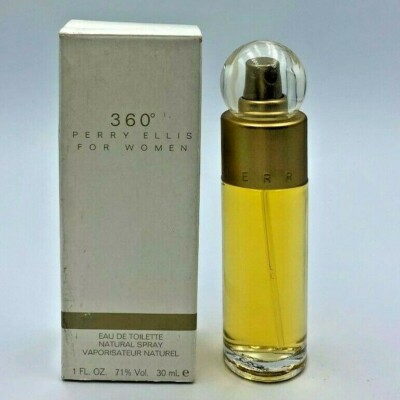 Perry Ellis 360 for Women 1.0 oz / 30 ml Eau de Toilette Spray New Damaged box 
