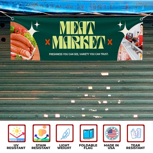 Outdoor HD Polyester Banner, UV & Water Resistant, 4 Holes, Business Promo USA - Picture 46 of 55