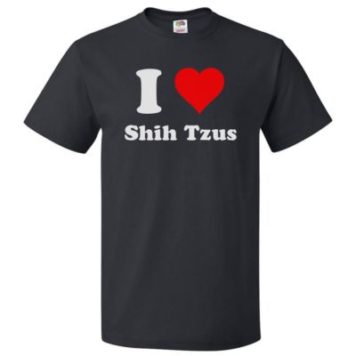 I Love Shih Tzus T shirt I Heart Shih Tzus Tee