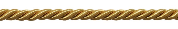 "DÉCopro 0038NL Kordelbesatz Antique Gold Polyester, 1 Yard (36\"/3 Ft/0.9M)"-image