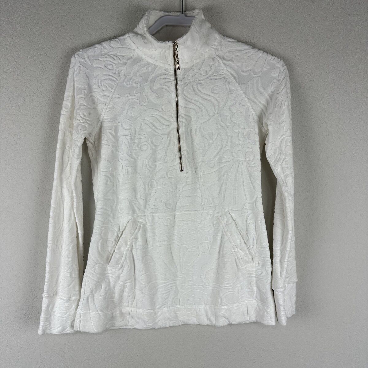 Lilly Pulitzer Resort White Skipper Popover 1/2 Zip Pullover Lilly Pulitzer Resort White Skipper Popover 1/2 Zip Pullover