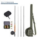 9ft Fly Fishing Rod Bag and Reel Combo with Carry Bag Case Fly Fishing Kit Pesca