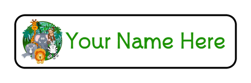 Personalised Name Labels Stickers Tags Stick On School Lunchbox Waterproof - Picture 13 of 19